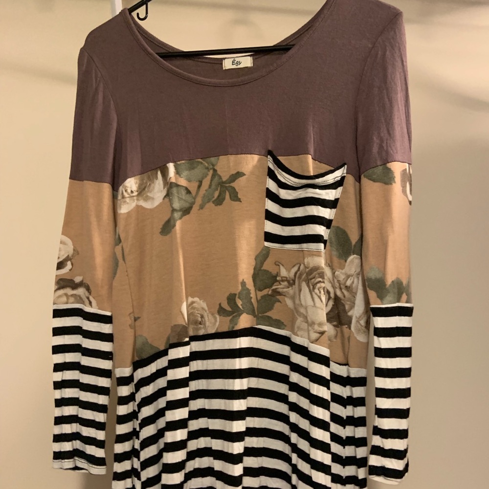 Long sleeve boutique top